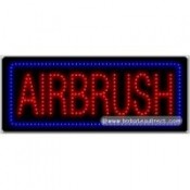 Airbrush LED Sign (11" x 27" x 1")