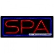 Spa LED Sign (11" x 27" x 1")