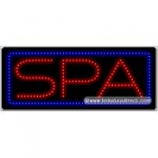 Spa LED Sign (11" x 27" x 1")