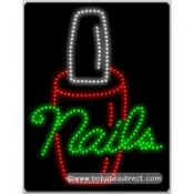 Nails LED Sign (26