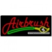 Airbrush LED Sign (11" x 27" x 1")