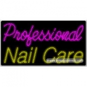Professional Nail Care LED Sign (17" x 32" x 1")