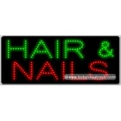 Hair & Nails LED Sign (11