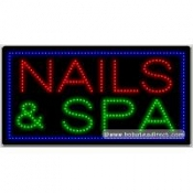 Nails & Spa LED Sign (17