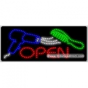 Open (Hair Dryer, Comb) LED Sign (11