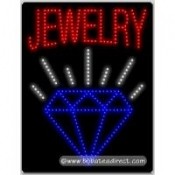 Jewelry LED Sign (26" x 20" x 1")