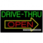 Drive-Thru Open LED Sign (17
