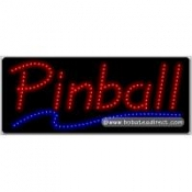 Pinball LED Sign (11" x 27" x 1")