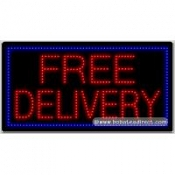 Free Delivery LED Sign (17