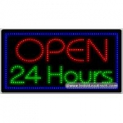 Open 24 Hours LED Sign (17
