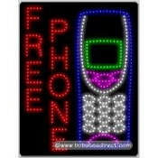 Free Phone LED Sign (26