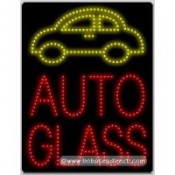 Auto Glass LED Sign (26" x 20" x 1")