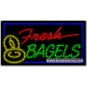 Fresh Bagels LED Sign (17