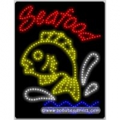 Seafood LED Sign (26