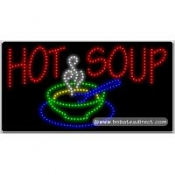 Hot Soup LED Sign (17" x 32" x 1")