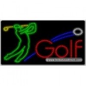 Golf LED Sign (17" x 32" x 1")