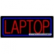 Laptop LED Sign (11" x 27" x 1")