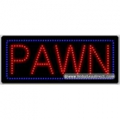Pawn LED Sign (11" x 27" x 1")