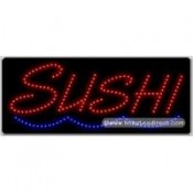 Sushi LED Sign (11" x 27" x 1")