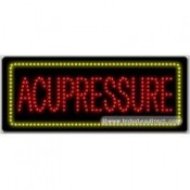 Acupressure LED Sign (11" x 27" x 1")