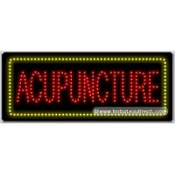 Acupuncture LED Sign (11" x 27" x 1")