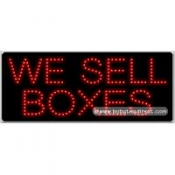 We Sell Boxes LED Sign (11