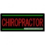 Chiropractor LED Sign (11" x 27" x 1")