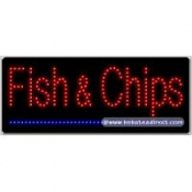 Fish & Chips LED Sign (11