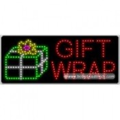 Gift Wrap LED Sign (11" x 27" x 1")