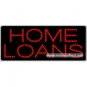 Home Loans LED Sign (11" x 27" x 1")