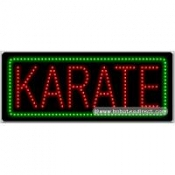 Karate LED Sign (11" x 27" x 1")