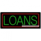 Loans LED Sign (11" x 27" x 1")