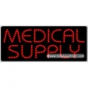 Medical Supply LED Sign (11" x 27" x 1")