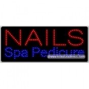 Nails Spa Pedicure LED Sign (11" x 27" x 1")