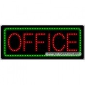 Office LED Sign (11" x 27" x 1")