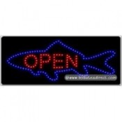 Open LED Sign (11" x 27" x 1")