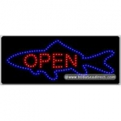 Open LED Sign (11" x 27" x 1")