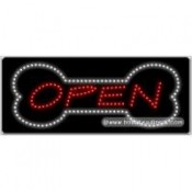 Open LED Sign (11" x 27" x 1")