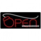 Open LED Sign (11" x 27" x 1")