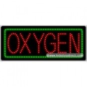 Oxygen LED Sign (11" x 27" x 1")