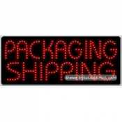 Packaging Shipping LED Sign (11" x 27" x 1")