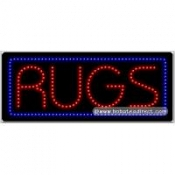 Rugs LED Sign (11" x 27" x 1")