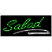 Salad LED Sign (11" x 27" x 1")