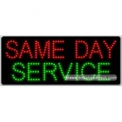 Same Day Service LED Sign (11