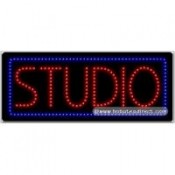 Studio LED Sign (11" x 27" x 1")