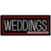 Weddings LED Sign (11