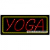Yoga LED Sign (11" x 27" x 1")