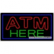 ATM Here LED Sign (17