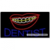 Dentist LED Sign (17" x 32" x 1")