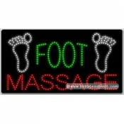 Foot Massage LED Sign (17" x 32" x 1")